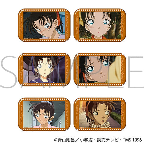『名探偵コナン』スクエア缶バッジコレクション/遠山和葉【BOX】
